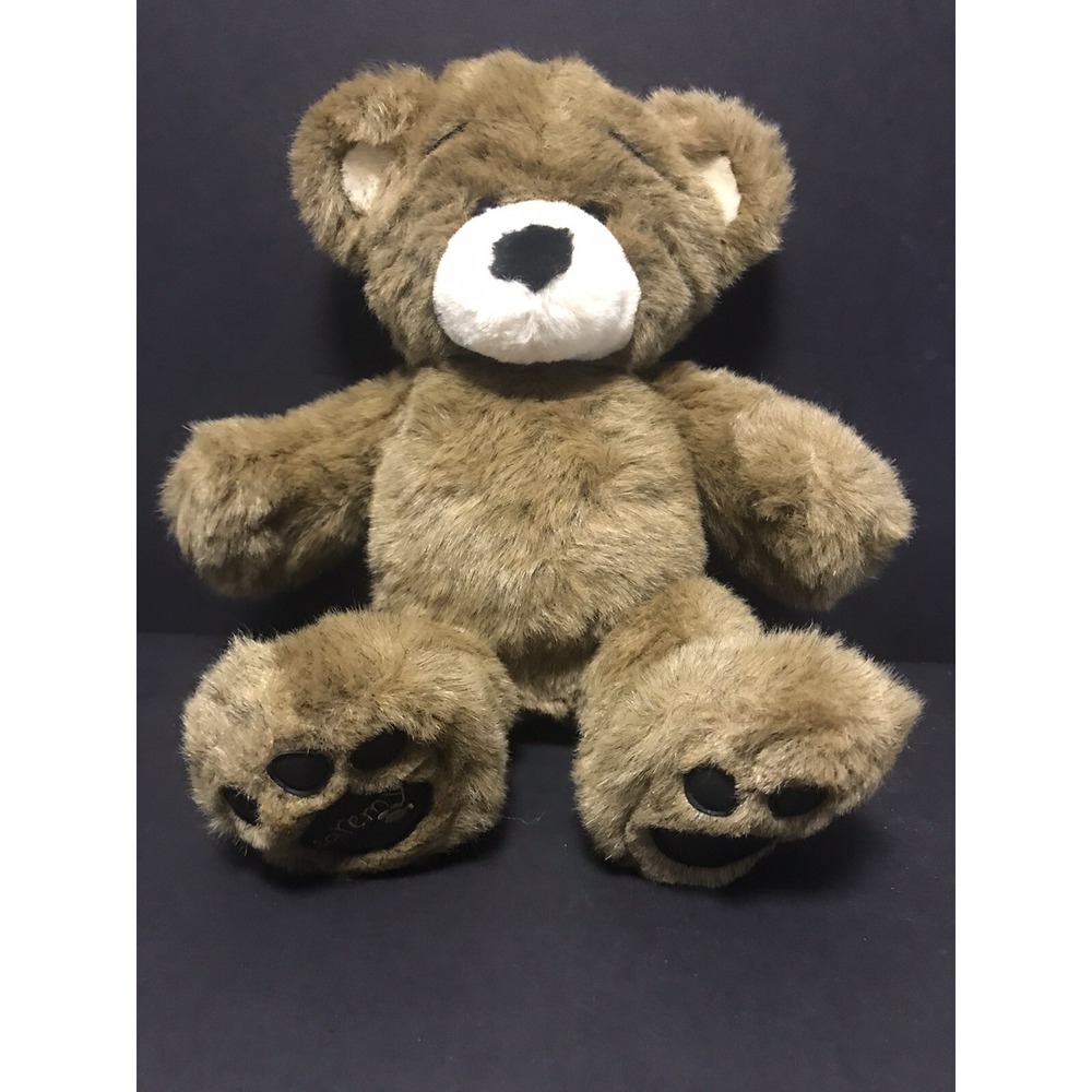 Build A Bear Bearemy Brown Bear Plush 16" Black Eyebrows Signed Paw Soft Teddy